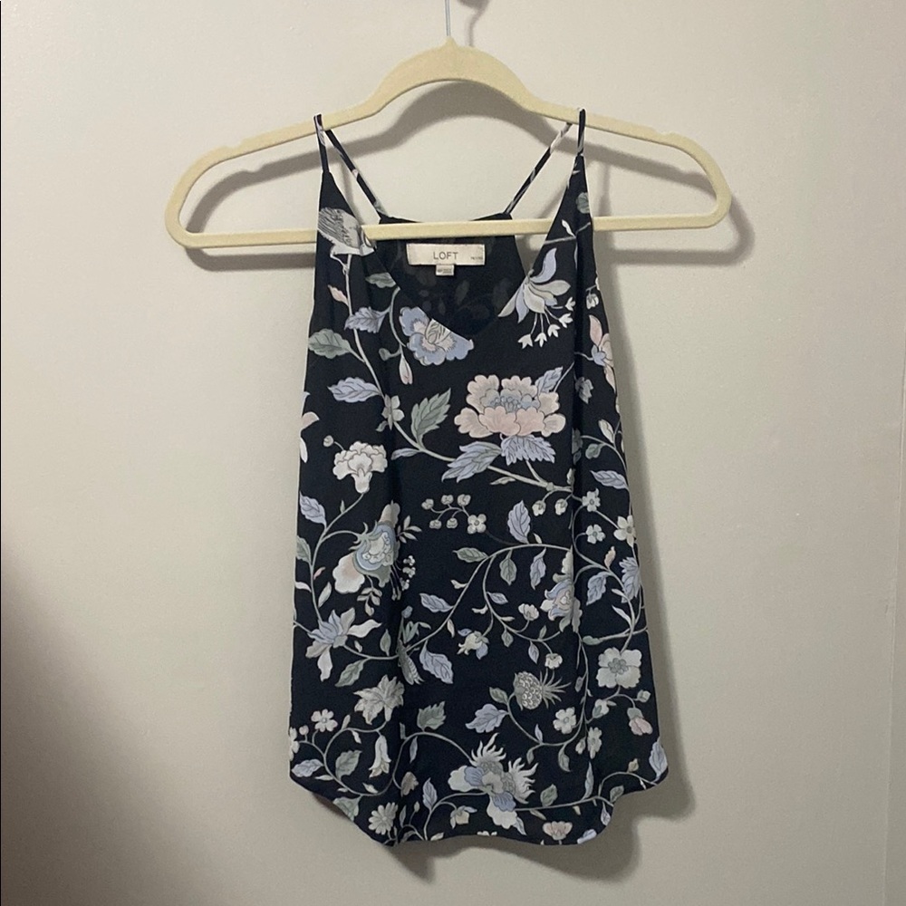 LOFT White Sleeveless Camisole Top